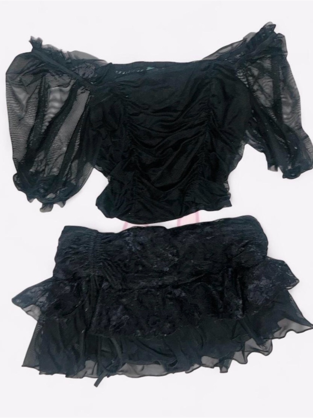 Goth Mesh Top - Picture 2 of 5